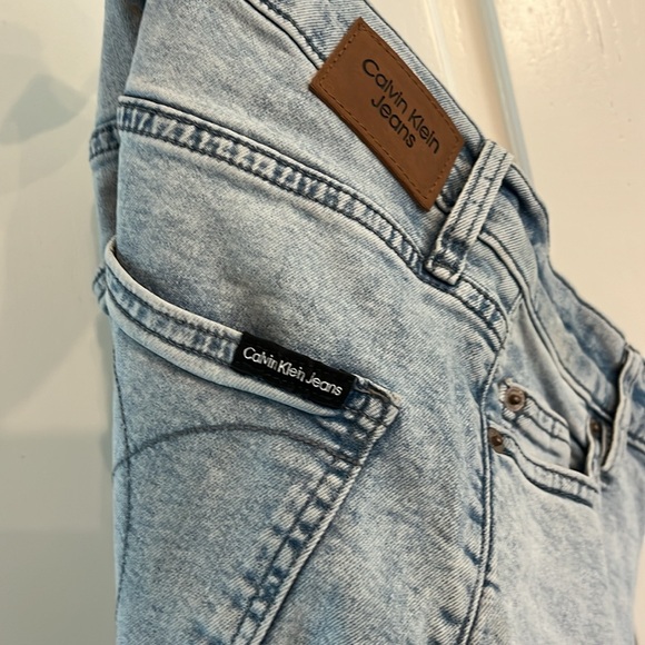 BNWOT Calvin Klein High Rise Wide Leg Size 4/27 - Picture 8 of 13